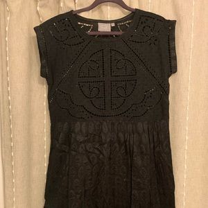 Anthropologie Vanessa Virginia Black dress